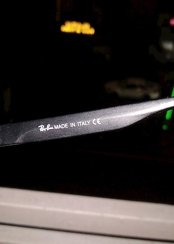 Ray Ban Ray ban Parlak Siyah Sokak Stili Erkek Gözlük