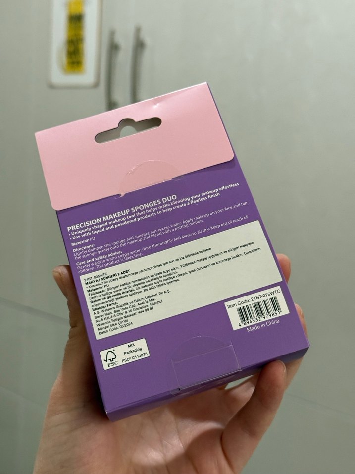 Pastel Mor Makyaj Süngeri - Görsel 2