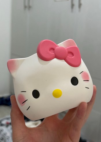 Pembe Hello Kitty Kedi Aksesuar Kabı - Görsel 2