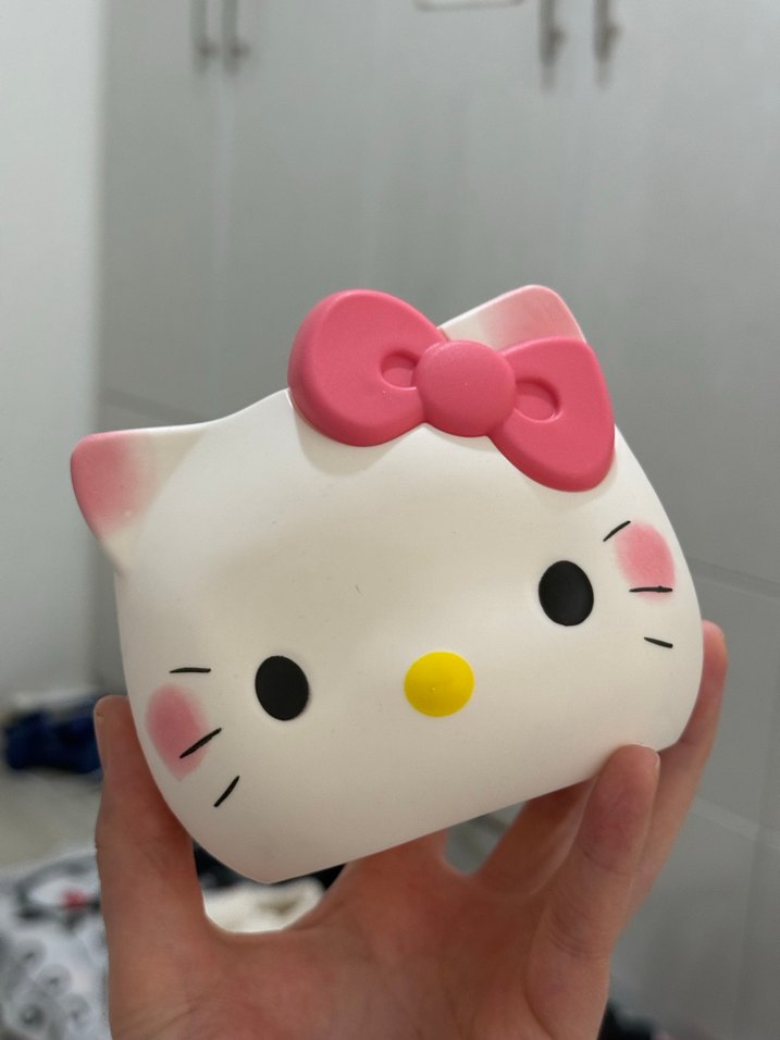 Pembe Hello Kitty Kedi Aksesuar Kabı - Görsel 2