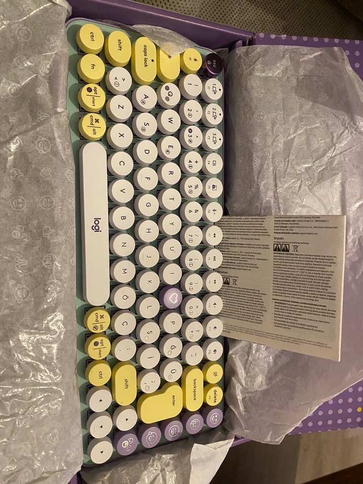 Logitech Pop Keys Çok Renkli Mekanik Klavye - Görsel 2