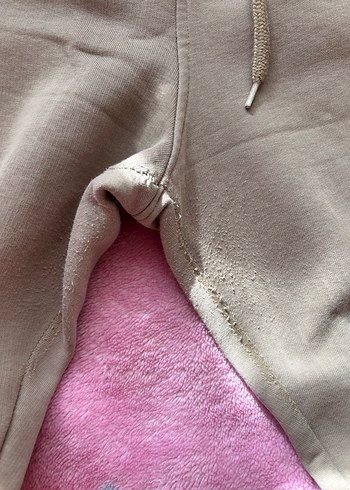 Unisex Bej Renkli Kışlık Eşofman - Görsel 3