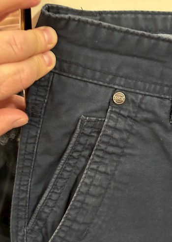 30 Beden lacivert Renk Lacivert Erkek Keten Pantolon