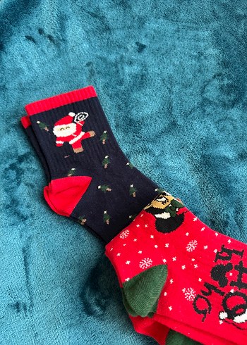 Yılbası Temalı Çorap - Görsel 3