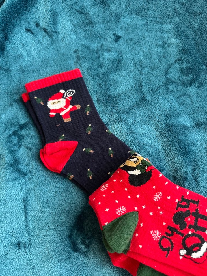 Yılbası Temalı Çorap - Görsel 3