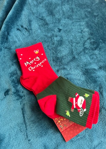 Yılbaşı detaylı çorap - Görsel 2