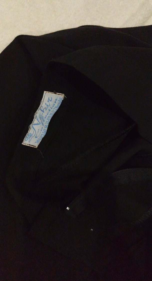 Kadın Siyah Kemerli Kumaş Pantolon - Görsel 3