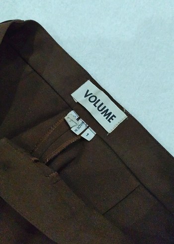 Kahverengi Kadın Kumaş Pantolon - Görsel 3