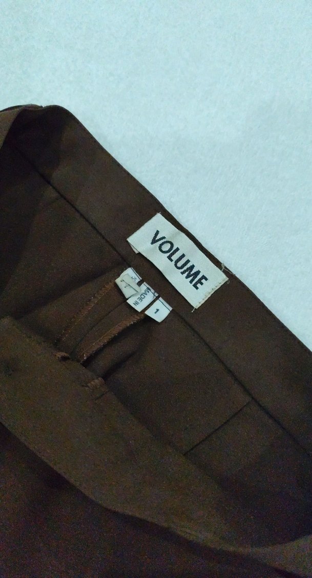 Kahverengi Kadın Kumaş Pantolon - Görsel 3