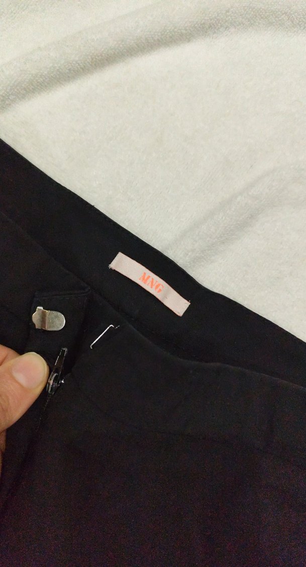 Siyah Kadın Ofis Kumaş Pantolon - Görsel 2