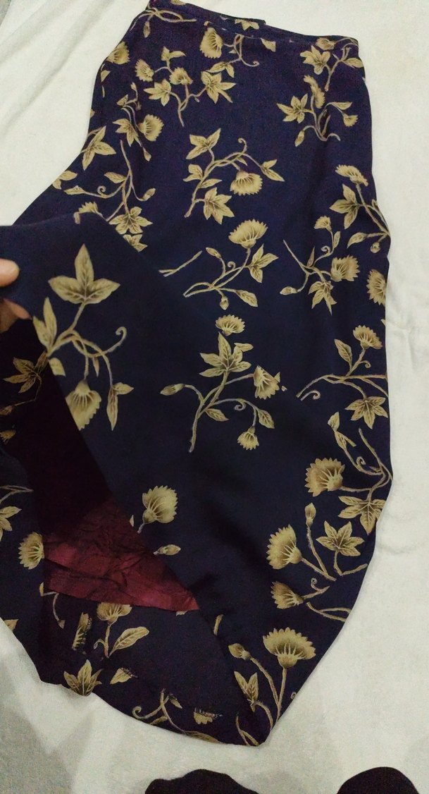 Lacivert Desenli etek - Görsel 2