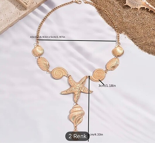 Zara Deniz yıldızı kolye zara mango yeni etkiletli