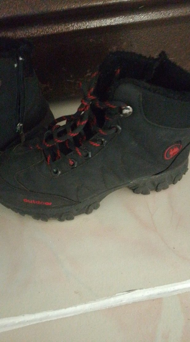 Siyah Kırmızı Erkek Spor bot Bağcıklı - Görsel 2