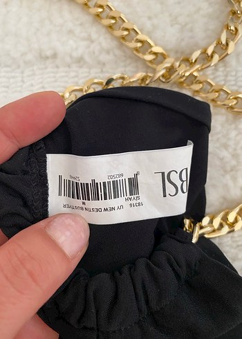 Zincir Detaylı Siyah Sokak Stili Vücut Zinciri - Görsel 3