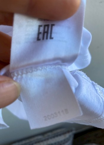 Erkek Beyaz Pamuklu Kısa Kollu Tişört - Görsel 3