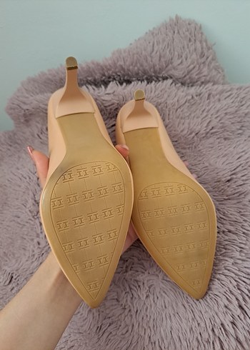 Adil Işık Bej Stiletto Kadın Ayakkabı