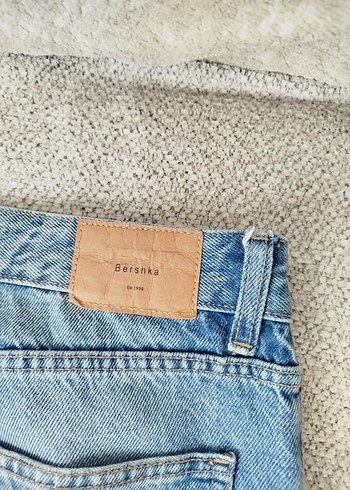 44 Beden mavi Renk Mavi Pastel Renk Straight Bol Kesim Kadın Jean