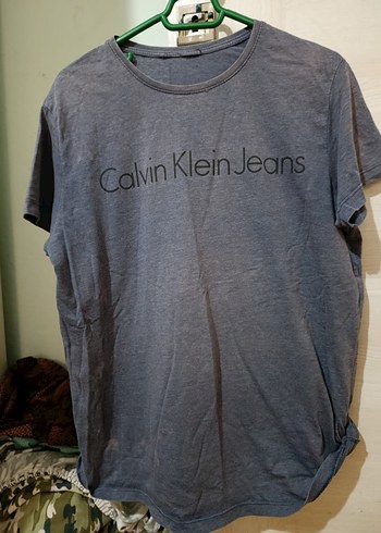 Gri Calvin Klein Jeans Erkek Tişört