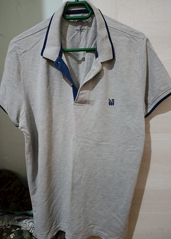 Gri Pamuklu Erkek Polo Tişört