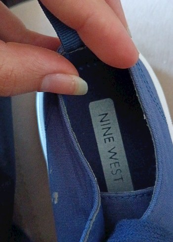 Mavi Platform Topuklu kadın Spor Ayakkabı - Görsel 6