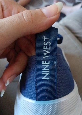 Mavi Platform Topuklu kadın Spor Ayakkabı - Görsel 5