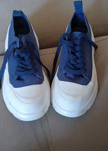 Nine West Mavi Platform Topuklu kadın Spor Ayakkabı