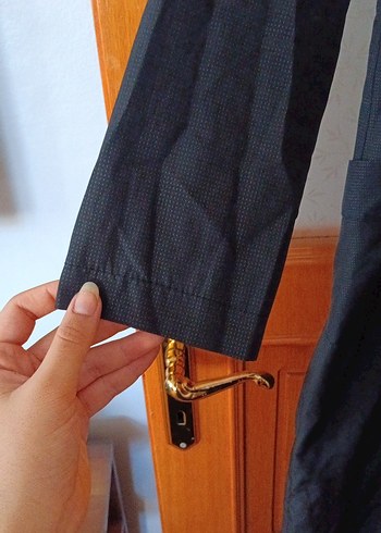 Kadın Siyah Uzun Fermuarlı yağmurluk - Görsel 5