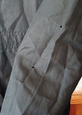 Kadın Siyah Uzun Fermuarlı yağmurluk - Görsel 9