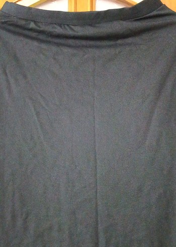 Drapeli Siyah Uzun kalem Etek - Görsel 2