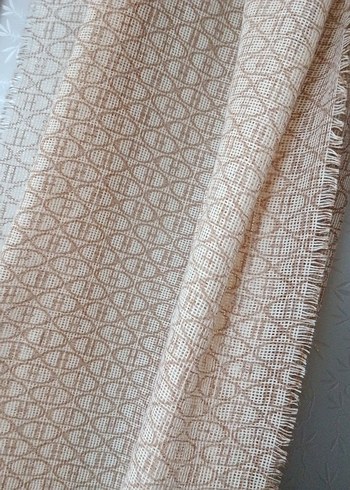 Bej Dokulu Bohem Polo Tarzı Şal - Görsel 3