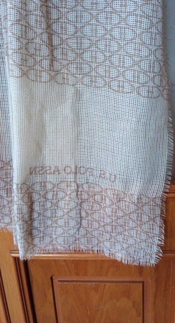 Bej Dokulu Bohem Polo Tarzı Şal - Görsel 2