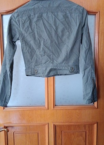 Gri Kemerli Kısa Denim Kadın Ceket yamirajincore ve streetstyle - Görsel 6