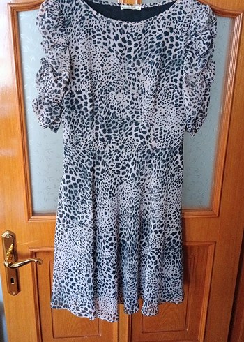 leopar desenli kısa elbise 2000's baddie tarz - Görsel 4