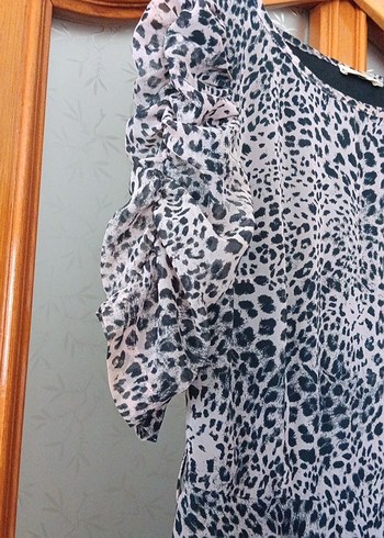 leopar desenli kısa elbise 2000's baddie tarz - Görsel 2