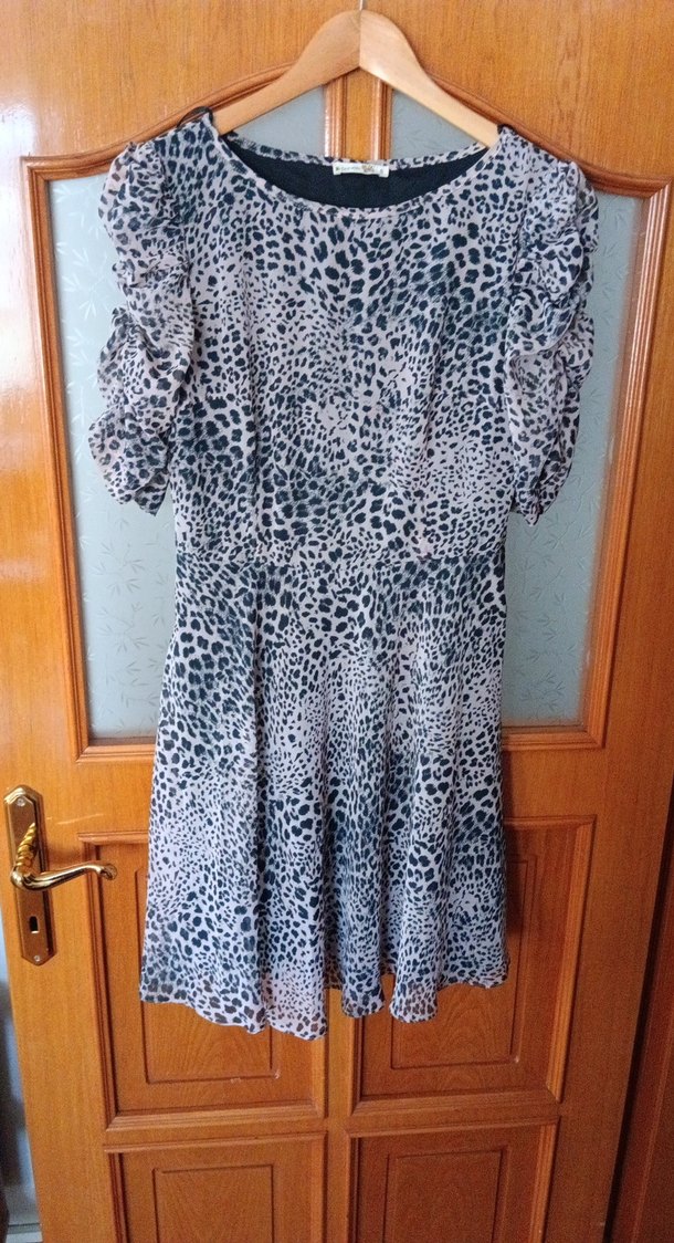 leopar desenli kısa elbise 2000's baddie tarz - Görsel 4