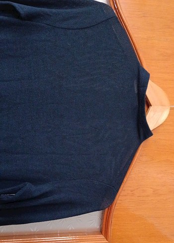 Lacivert Kadın Uzun Kollu Salaş elbise/tunik - Görsel 4