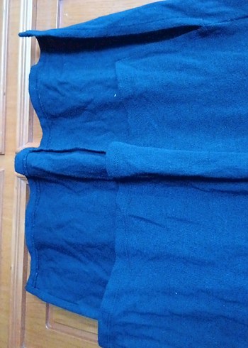 Lacivert Kadın Uzun Kollu Salaş elbise/tunik - Görsel 2