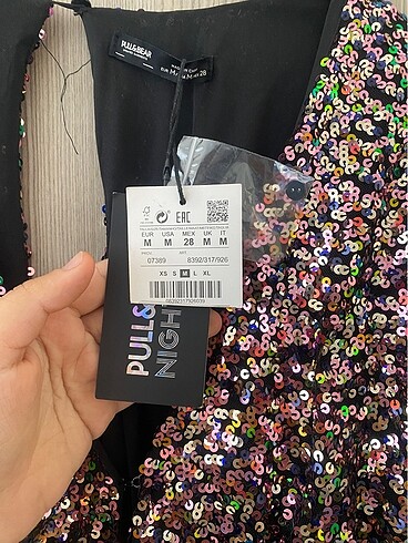 m Beden çeşitli Renk Pull and bear gece albisesi