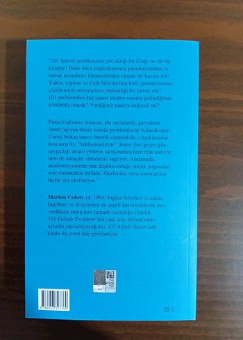 101 Felsefe Problemi - Martin Cohen - Görsel 3
