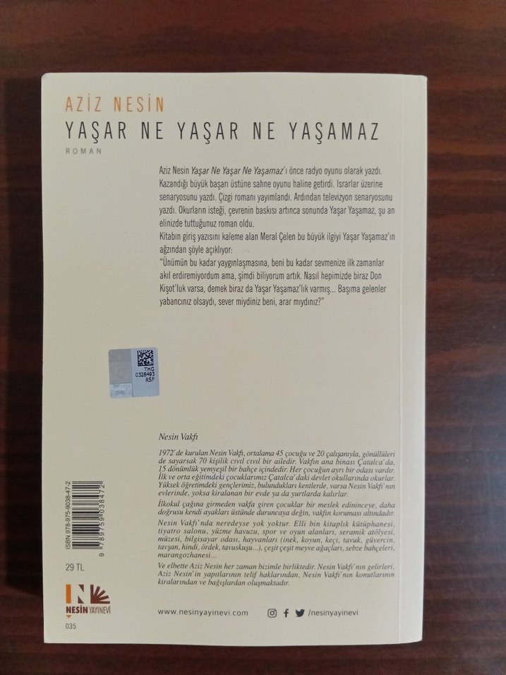 Yaşar Ne Yaşar Ne Yaşamaz - Aziz Nesin - Görsel 3