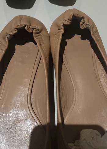 Bej Dolgu Topuklu Kadın Babet - Görsel 2