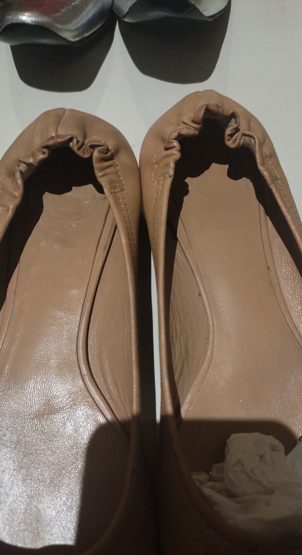 Bej Dolgu Topuklu Kadın Babet - Görsel 2