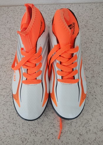 Diğer Turuncu Erkek Futbol Ayakkabısı Velcro Bağcıklı
