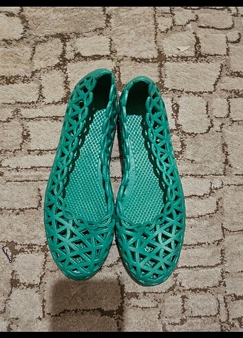 Yeşil, deniz ayakkabısı