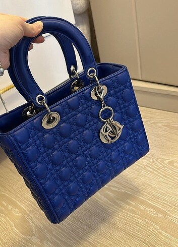 Dior, mavi, orijinal çanta