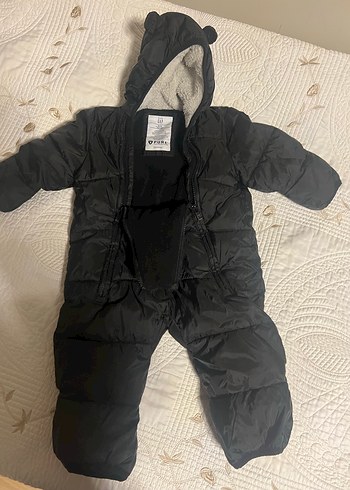 9-12 Ay Beden Gri Fermuarlı Erkek Çocuk Sweatshirt