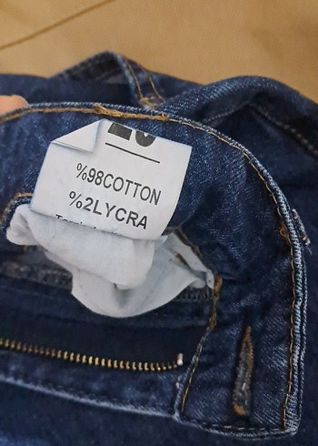 m Beden lacivert Renk Kadın Lacivert Midi Bol Kesim Kot Pantolon