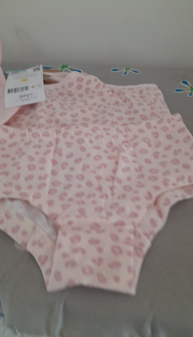 Bebek Kız Pembe Baskılı Kısa Kollu Takım - Görsel 2