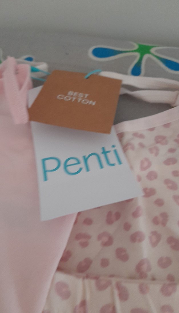 Bebek Kız Pembe Baskılı Kısa Kollu Takım - Görsel 5