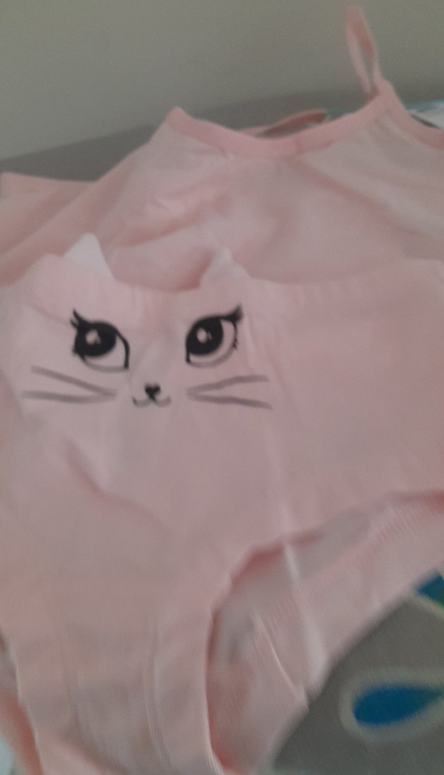 Bebek Kız Pembe Baskılı Kısa Kollu Takım - Görsel 3